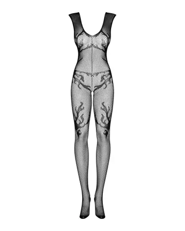 F241 Bodystocking Noir Obsessive - Lingerie Sexy en Maille-6