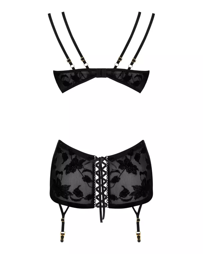 Robe sexy Xiomara noire de Beauty Night pour soirées élégantes-8