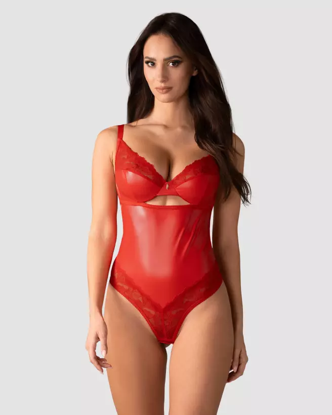 Body Aliosa Rouge Obsessive - Lingerie élégante et séduisante-2