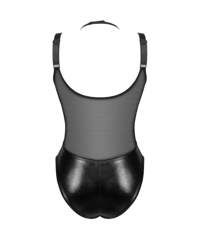 Roxana Body Wetlook Noir par Beauty Night en tenue séduisante-8