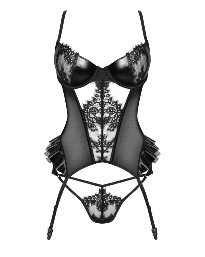 Corset Rafaella Noir Beauty Night élégant et séduisant-12