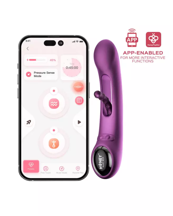 Image du Tempo Vibromasseur G-spot de Honey Play Box avec capteurs de pression et application intégrée-3
