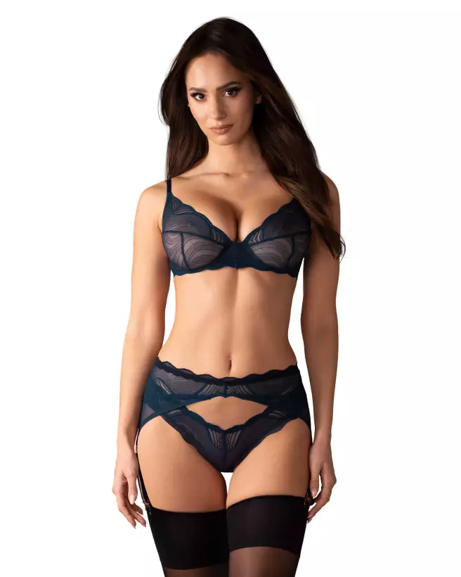 Photo de l'ensemble Nightly Blue 3 pièces Obsessive en bleu profond-1