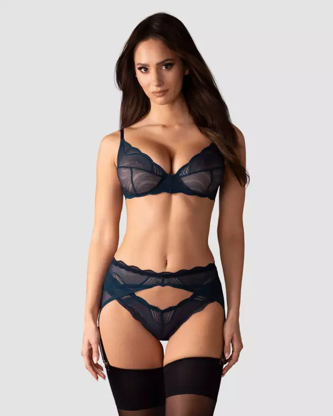 Photo de l'ensemble Nightly Blue 3 pièces Obsessive en bleu profond-2