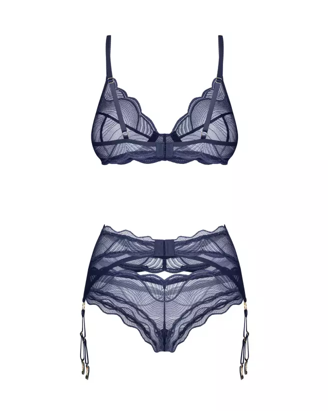 Photo de l'ensemble Nightly Blue 3 pièces Obsessive en bleu profond-5