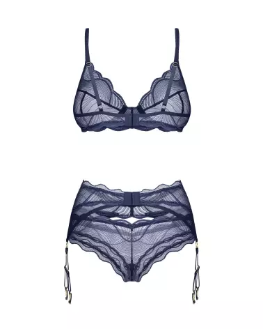 Photo de l'ensemble Nightly Blue 3 pièces Obsessive en bleu profond-5