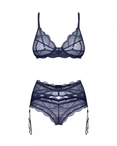 Photo de l'ensemble Nightly Blue 3 pièces Obsessive en bleu profond-6