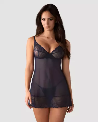 Nuisette Nightly Blue Obsessive en bleu élégante et séduisante-2