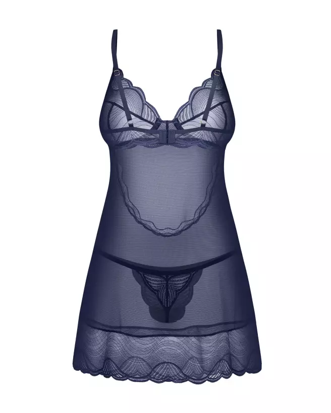 Nuisette Nightly Blue Obsessive en bleu élégante et séduisante-5