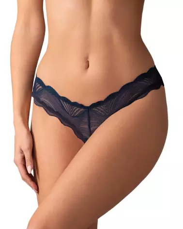 String ouvert Nightly Blue Obsessive en bleu, lingerie sexy et séduisante-3
