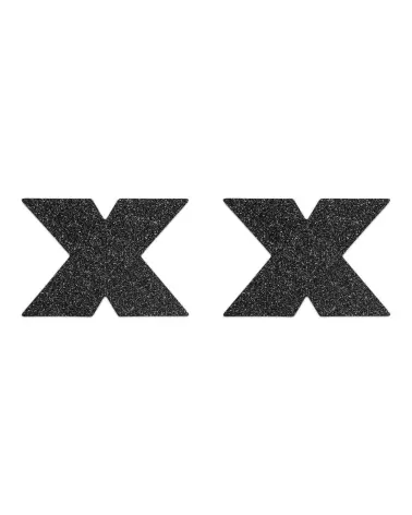 Cache-tétons Croix Noir Bijoux Indiscrets élégants et discrets-4
