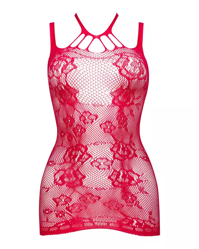 Anya robe sexy rouge par Beauty Night pour soirée élégante-5