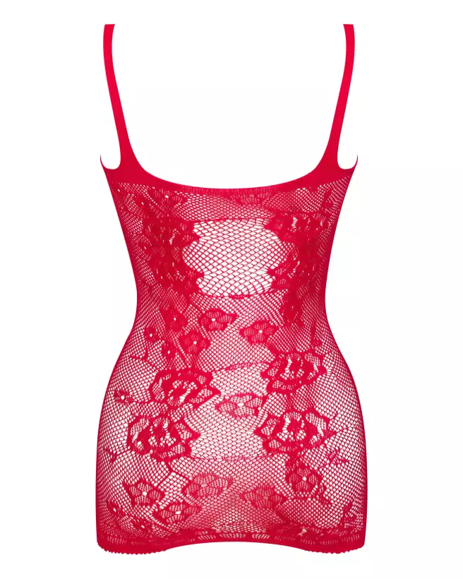 Anya robe sexy rouge par Beauty Night pour soirée élégante-6