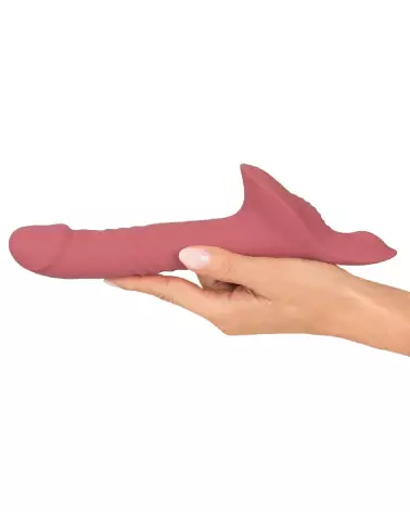 Image du Strap-On Vibrator Pink de You2Toys, gode ceinture vibrant et confortable-7
