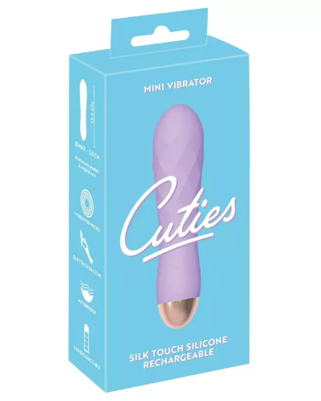Cuties Mini Vibrator Purple2.G – Premiers Sextoys pour Débutants - image 1