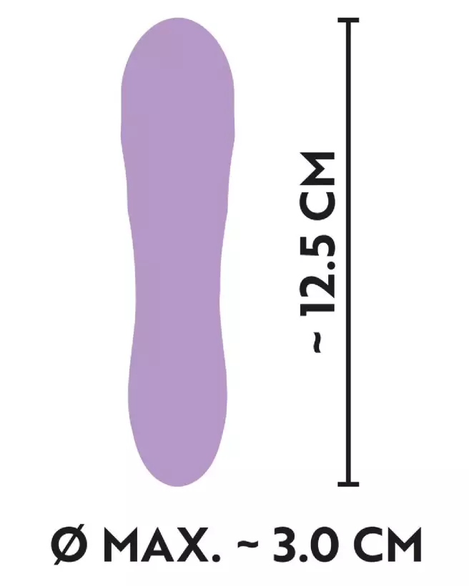 Cuties Mini Vibrator Purple2.G – Premiers Sextoys pour Débutants - image 6