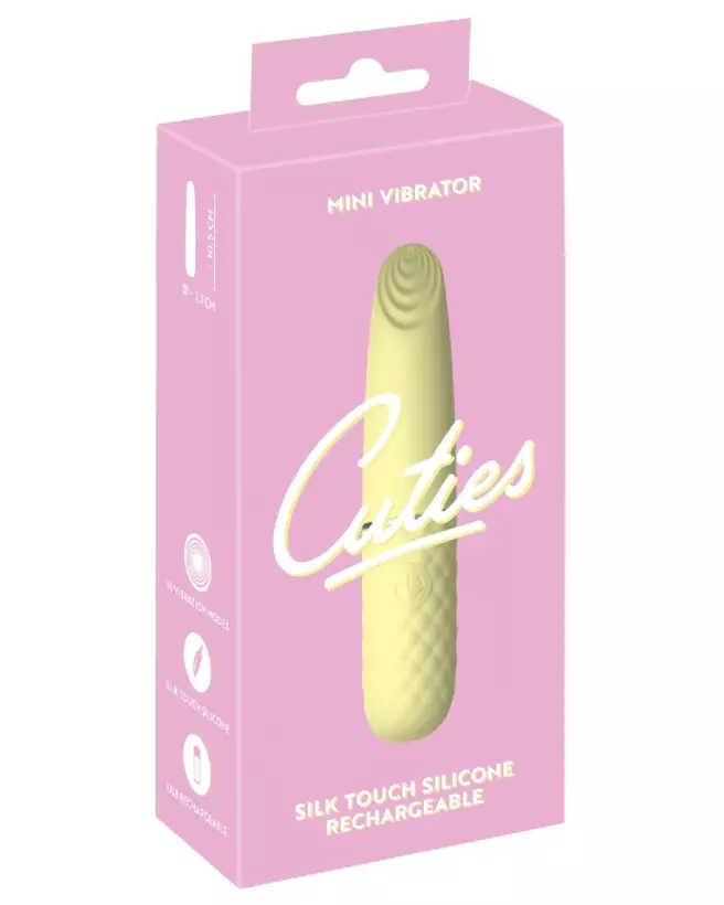 Cuties Mini Vibe Yellow 5. Gen - Premier Sextoy Idéal pour Débutants - image 1