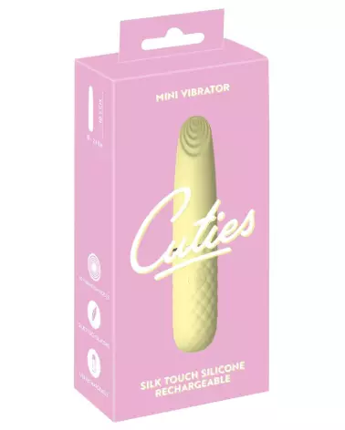 Cuties Mini Vibe Yellow 5. Gen - Premier Sextoy Idéal pour Débutants - image 1