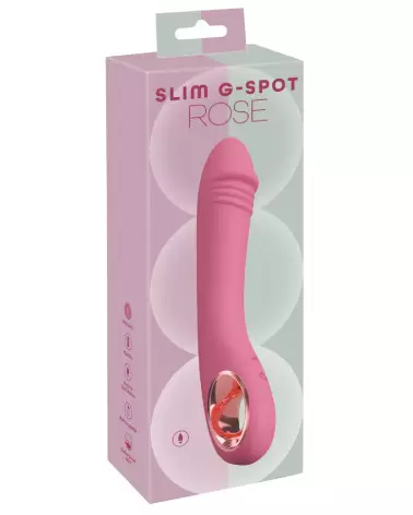 Vibromasseur Slim G-Spot Rose pour Stimulation Point G - Découvrez le Plaisir Intense - image 1