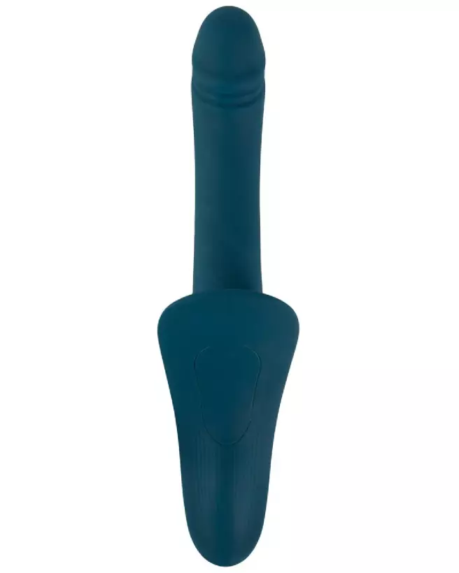Strap-On RC Vibrator Blue de You2Toys avec harnais ajustable et commande à distance-5