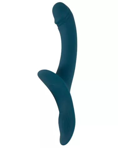 Strap-On RC Vibrator Blue de You2Toys avec harnais ajustable et commande à distance-6