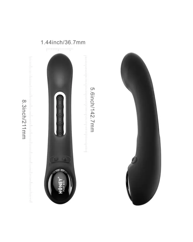 Vibromasseur G-spot Tempo Honey Play Box avec application et capteurs de pression-5