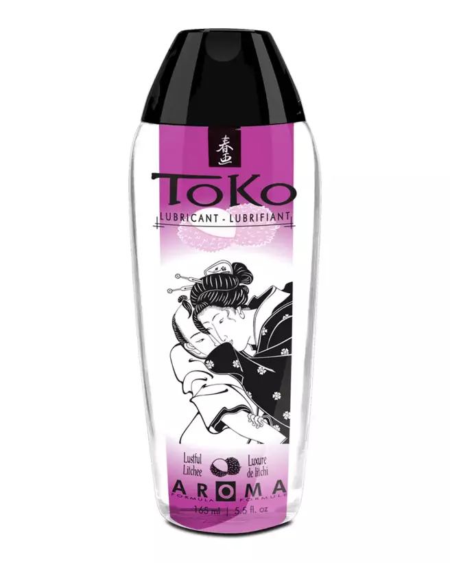 Image du lubrifiant Toko Aroma Litchi 165 ml de SHUNGA, gel intime fruité-1