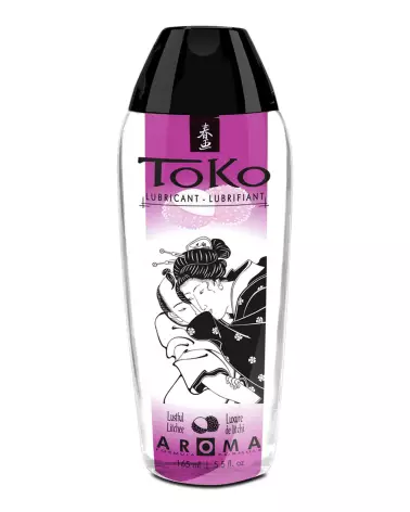Image du lubrifiant Toko Aroma Litchi 165 ml de SHUNGA, gel intime fruité-1