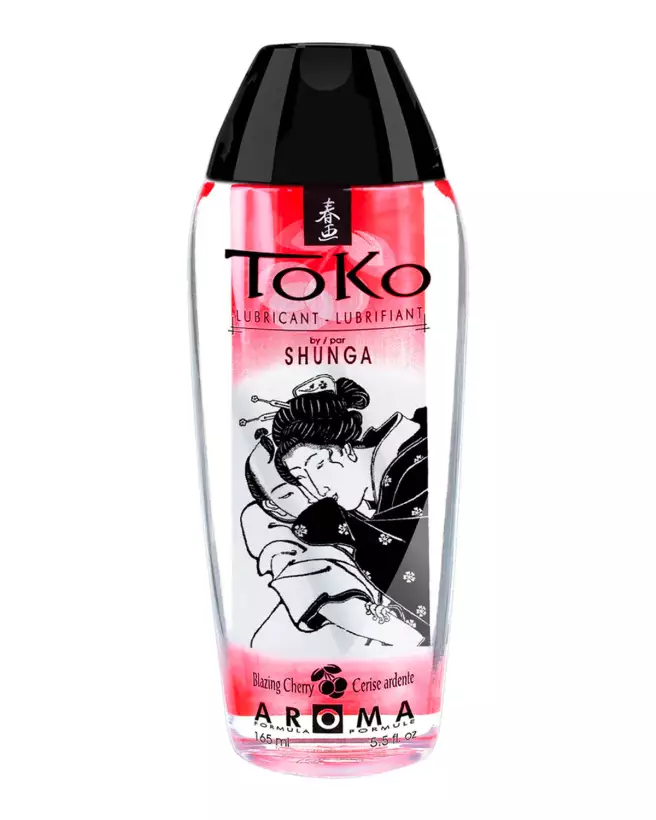 Image du lubrifiant Toko Aroma Cerise 165ML de SHUNGA, gel intime parfumé-1