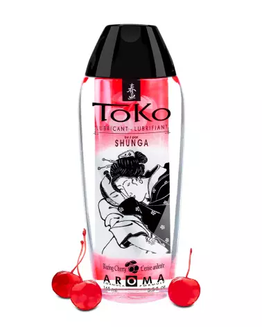 Image du lubrifiant Toko Aroma Cerise 165ML de SHUNGA, gel intime parfumé-2