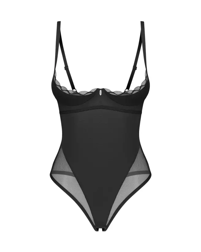 Stelisa Body Ouvert Noir par Obsessive - Lingerie Sensuelle-5
