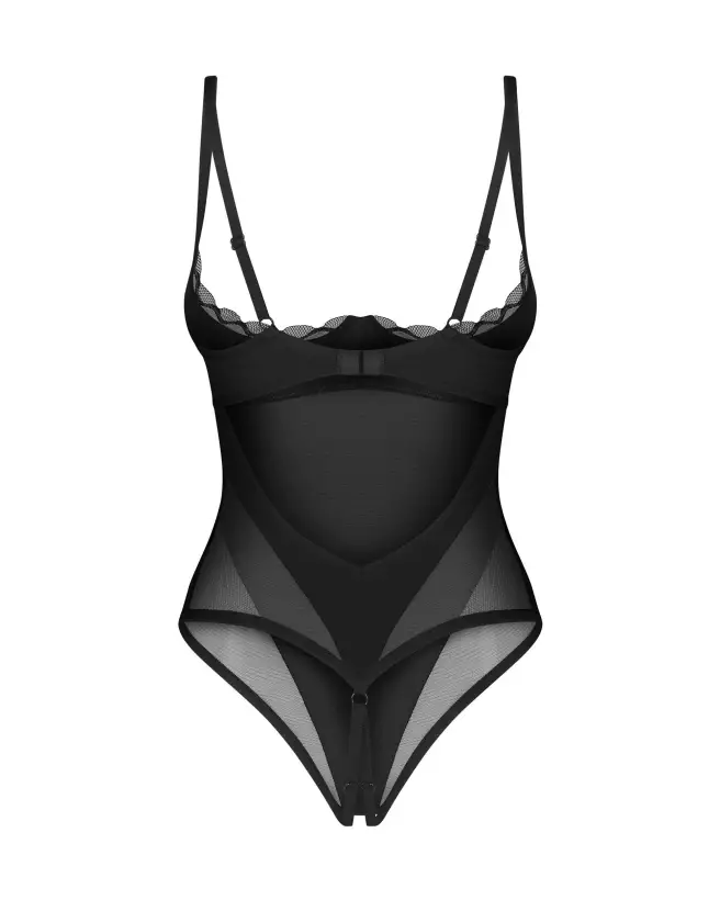Stelisa Body Ouvert Noir par Obsessive - Lingerie Sensuelle-6