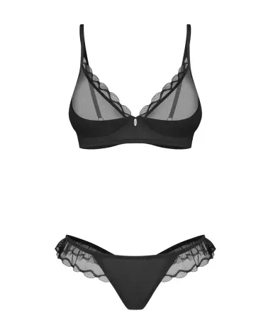 Photo de l'ensemble Stelisa Obsessive noir en dentelle, élégant et confortable-9