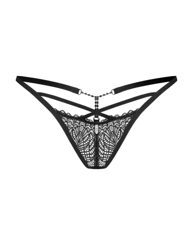 Iliosa String Noir Obsessive - élégance et sensualité en lingerie-6