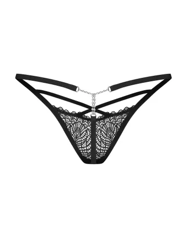 Iliosa String Noir Obsessive - élégance et sensualité en lingerie-7