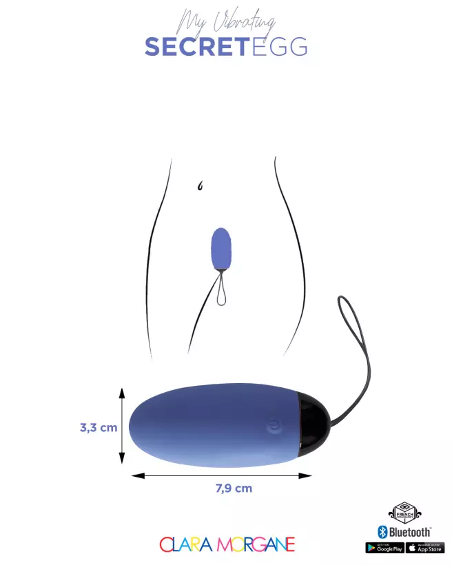 My Vibrating Secret Egg App Clara Morgane - image 20