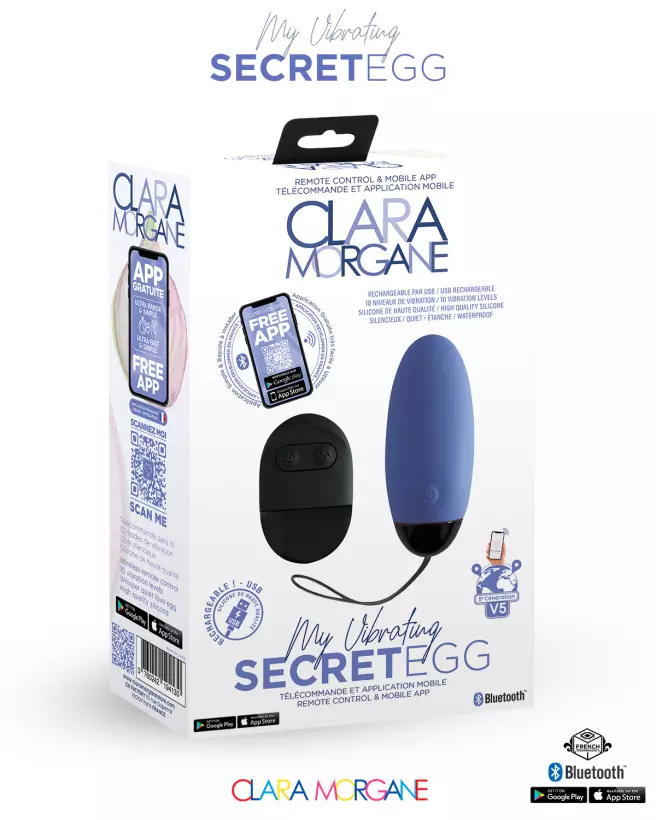 Oeuf Vibrant Télécommandé My Vibrating Secret Egg - Contrôle par Application Mobile et Télécommande - image 17