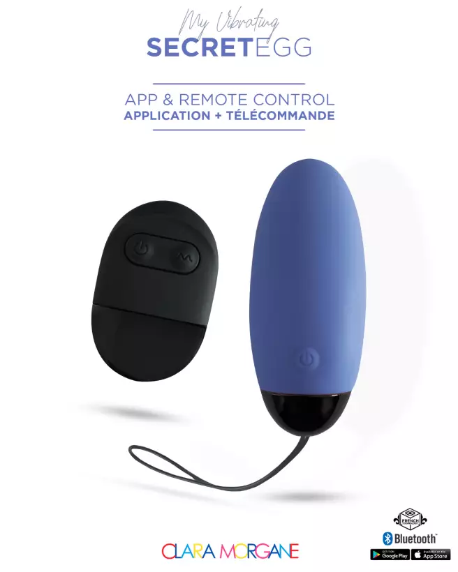 Oeuf Vibrant Télécommandé My Vibrating Secret Egg - Contrôle par Application Mobile et Télécommande - image 18