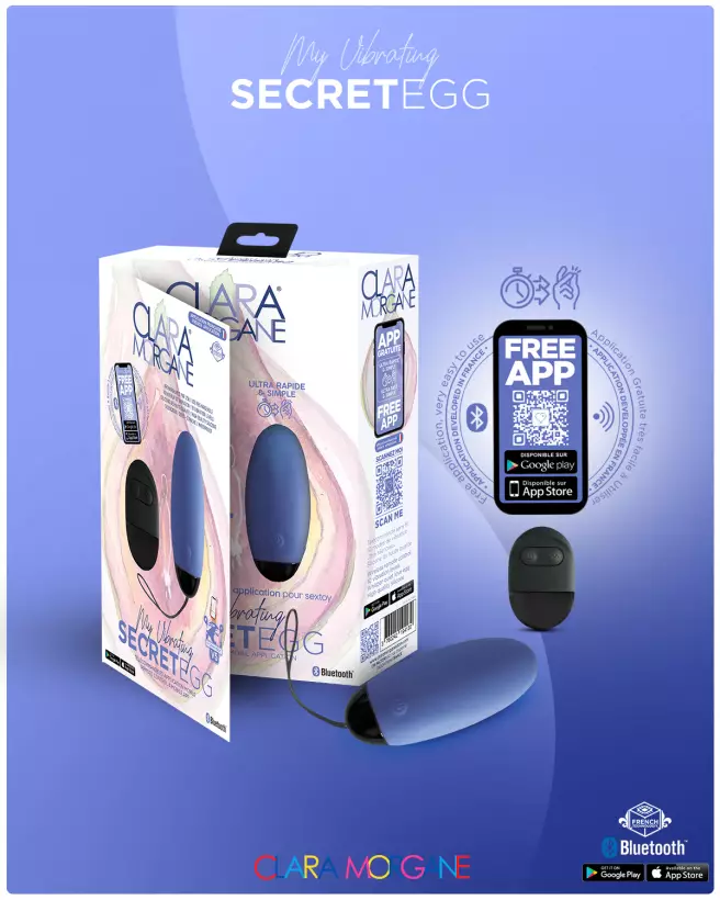 Oeuf Vibrant Télécommandé My Vibrating Secret Egg - Contrôle par Application Mobile et Télécommande - image 22