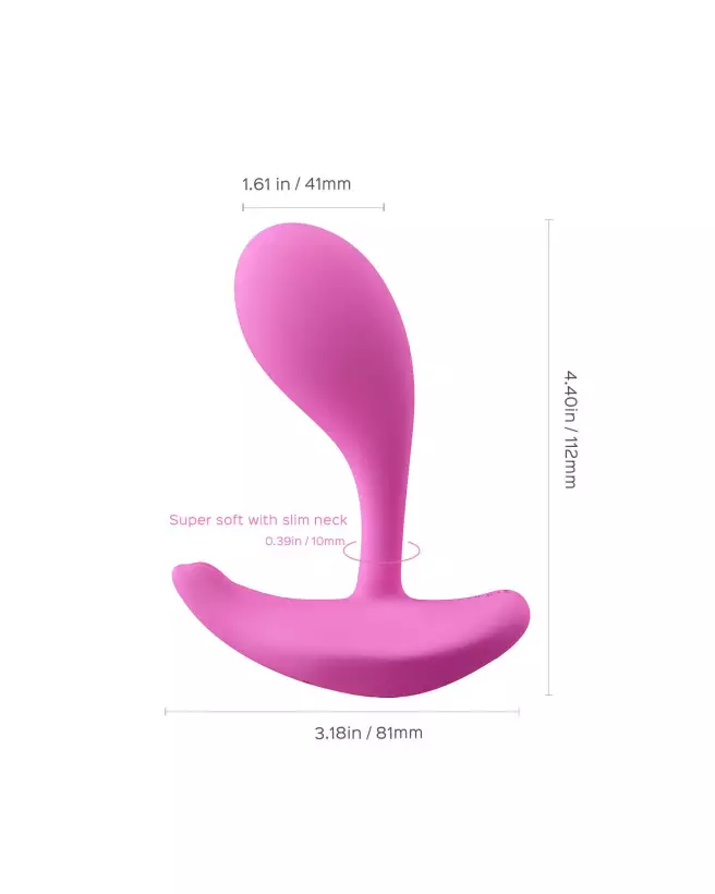 Image du Vibromasseur Oly 2 Rose par Honey Play Box avec contrôle vocal et application-6