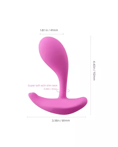 Image du Vibromasseur Oly 2 Rose par Honey Play Box avec contrôle vocal et application-6
