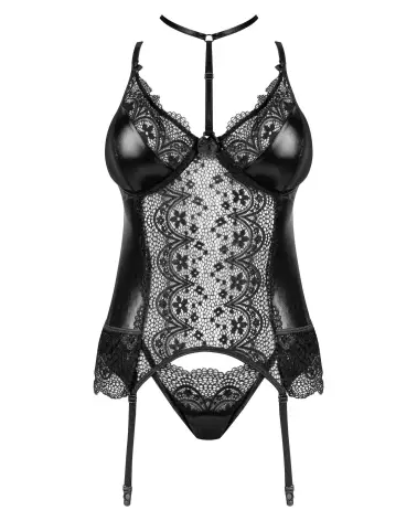 Corset noir Beauty Night élégant et séduisant pour silhouette affinée-11