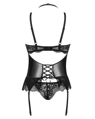 Corset noir Beauty Night élégant et séduisant pour silhouette affinée-12