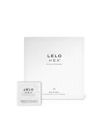 Image des préservatifs HEX Original de LELO, pack de 36, sécurité et confort-1