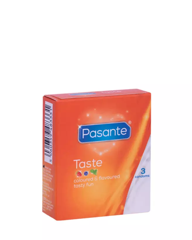 Image Pasante Taste x3 préservatifs aromatisés variété de saveurs-1