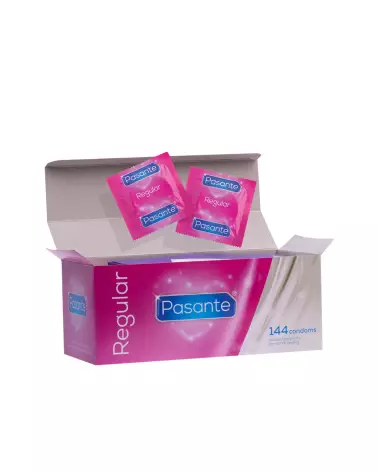 Image de préservatifs Pasante Regular pack de 144 pour protection et confort-1