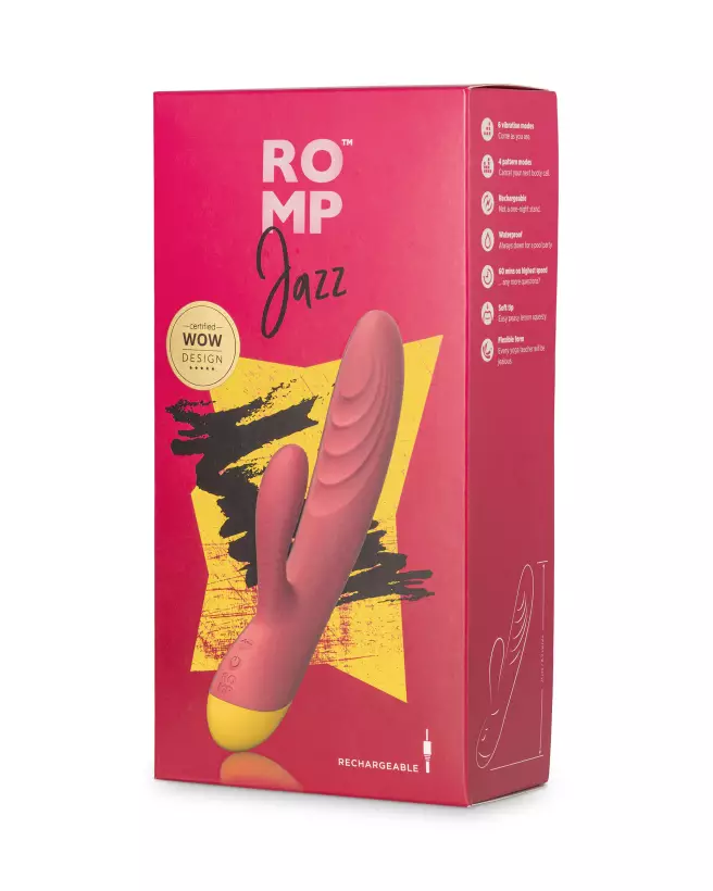 Image de ROMP Jazz, rabbit vibrant rechargeable pour plaisir intense-2