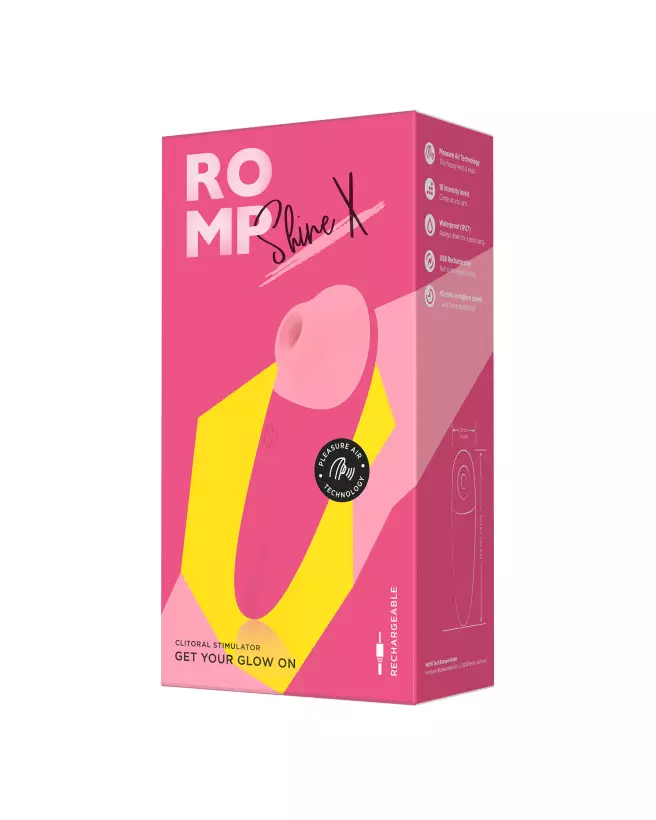 Image du stimulateur clitoridien ROMP Shine X, technologie de pulsation avancée pour stimulation précise-2