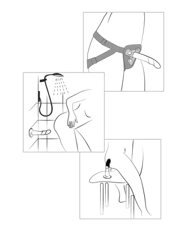 Image du ROMP Piccolo Pegging Kit, godes ceintures pour exploration intime en couple-5