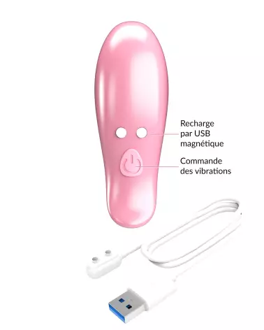 Stimulateur de mamelons Pretty Love Leof rose pour plaisir accru-3